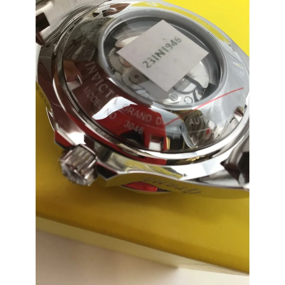 Invicta Grand Diver 3046 Automatic Watch Stainless Steel Silver Blue Dial NEW